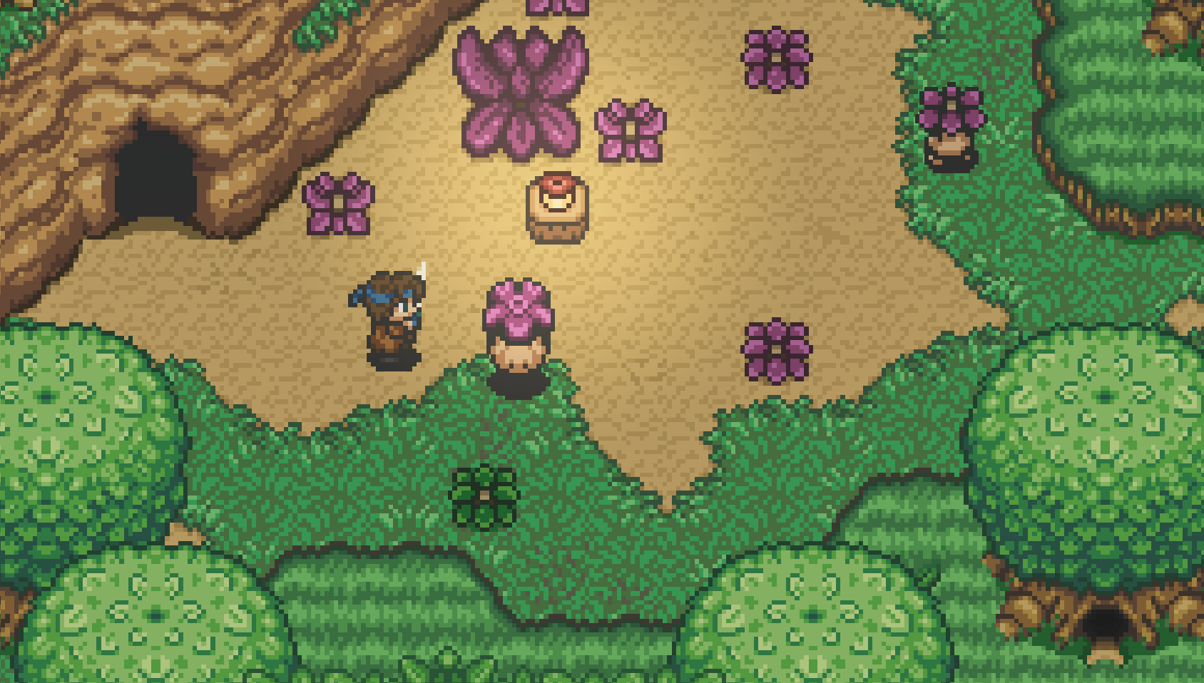 Weird, wonderful creatures, and a cave entrance.