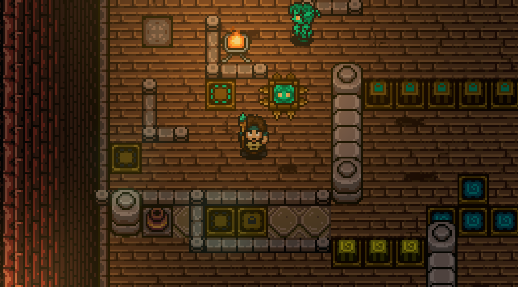 Old school, top down puzzles and platforming.